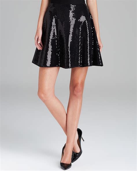 flared sequin skirt